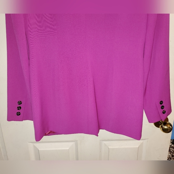 5 for $25 | Dana Buchman Classic Double Breasted Blazer Suit Jacket - Picture 9 of 16